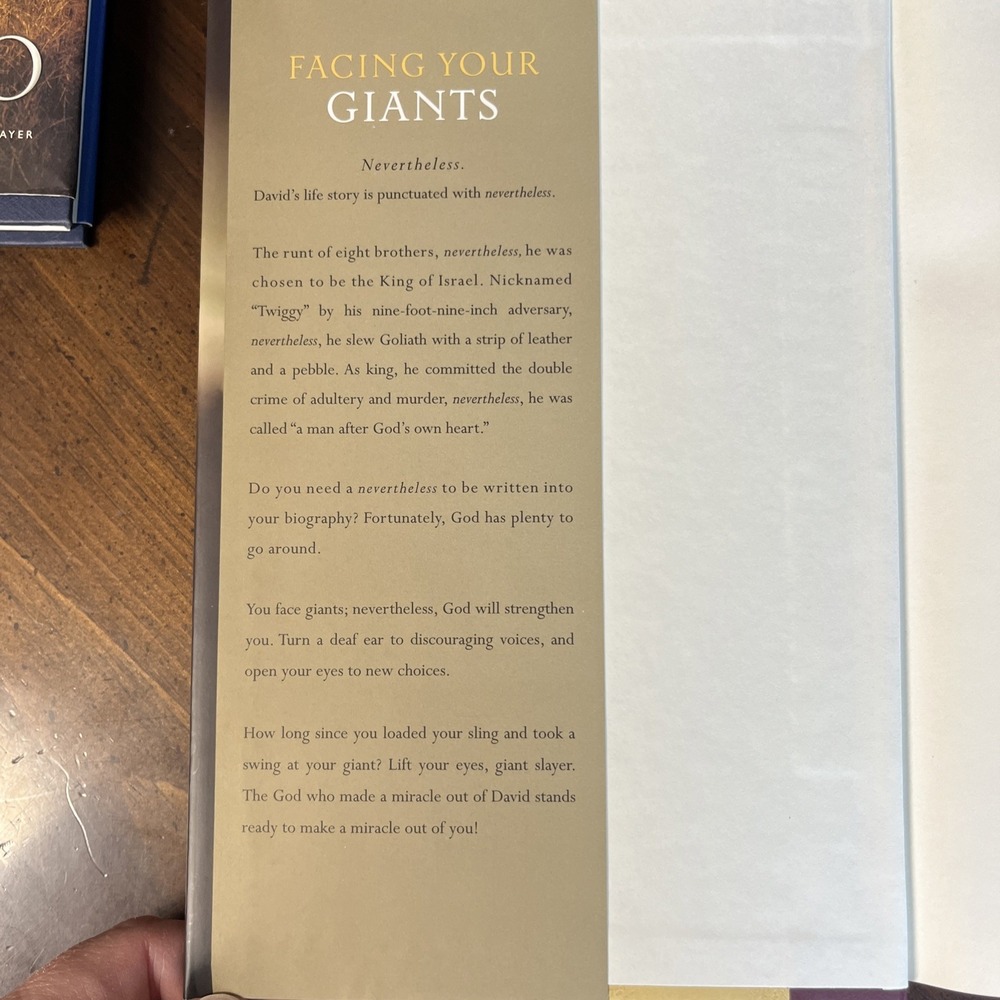 Max Lucado Books - It's Not About Me, Facing Your Giants - Set‎ of 2 - Picture 7 of 11